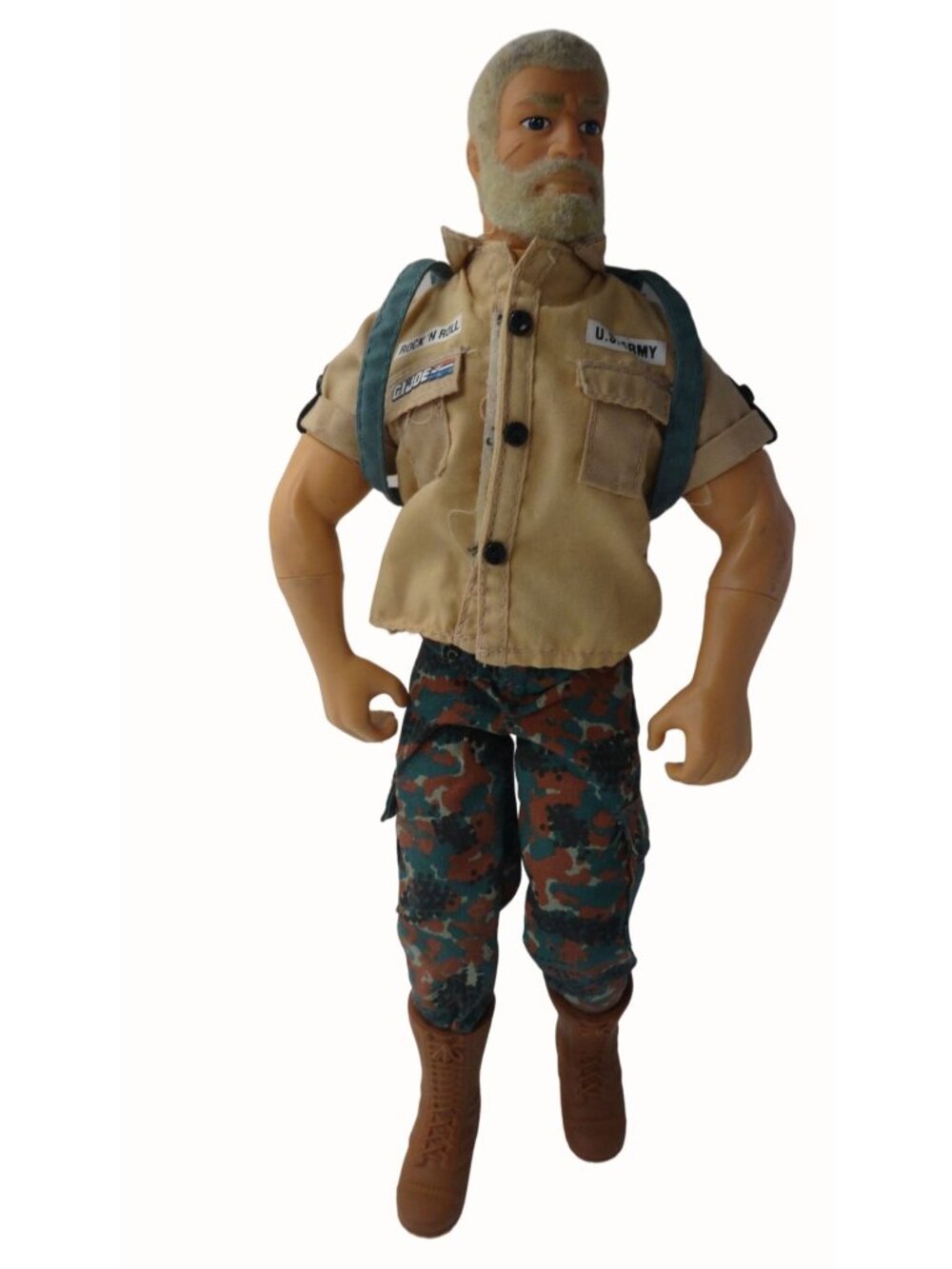 GI Joe Rock n Roll 1992 Action Figure Hasbro V4 Fatigues W/ Accessories